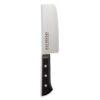 Kai Hocho Premium Nakiri Kitchen Knife for Chopping, Dicing and Mincing_IN5122 (Stainless Steel, Black)