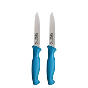 Kai Stainless Steel Kitchen Knife Set, 2 Pieces, Blue Kai Stainless Steel Kitchen Knife Set, 2 Pieces, Blue