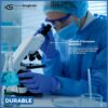 Kashi Surgicals Powder Free Nitrile Hand Gloves (Pack of 50) Medium Food Grade, Non Tearable, Ce & Fda Approved, Made In Malaysia, Blue