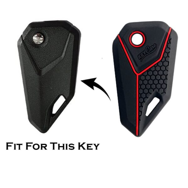 Keycare®-Silicone-Key-Cover-Compatible-for-Universal-Bike-flip-Key-Black-with-KC-Mini-Black-Keyring.jpg Keycare® Silicone Key Cover Compatible for Universal Bike flip Key (Black with KC Mini Black Keyring)