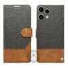 Khadi Black Flip Cover for Nothing Phone 3A Lite| Leather Khadi Black Flip Cover for Nothing Phone 3A Lite| Leather Finish|Shock Proof|Magnetic Clouser Compatible with Nothing Phone 3A Lite (Black)