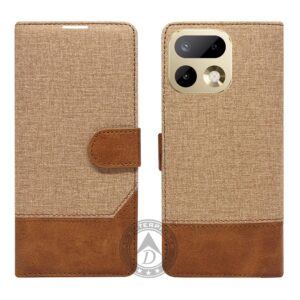 Khadi Yellow Flip Cover for Realme 16 Pro 5G| Leather Finish|Shock Proof|Magnetic Clouser Compatible with Realme 16 Pro 5G (Yellow)