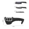 Knife Set of 3 with Cover, Stainless Steel Knives for Kitchen| Sharp Edge Cutting Chef Knifes for Chopping Vegetables, Fruits, Multipurpose Knife, Kitchen Tools