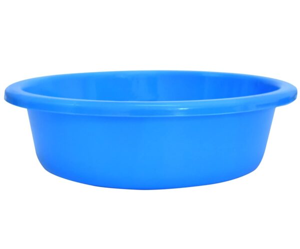 Kuber Industries Multiuses Unbreakable Plastic Knead Dough Basket/Basin Bowl For Home & Kitchen 6 Ltr- Pack of 2 (Blue & Red)