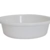 Kuber Industries Multiuses Unbreakable Plastic Knead Dough Basket/Basin Bowl For Home & Kitchen 6 Ltr (White)