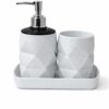LAGET®-Bathroom-Accessories-Set-with-Tray-Soap-Dispenser-Pump-Toothbrush-Holder-Combo-Modern-Plastic-Bathroom-Set-for-Wash-Basin-Sink-Countertop-White.jpg LAGET® Bathroom Accessories Set with Tray | Soap Dispenser Pump & Toothbrush Holder Combo | Modern Plastic Bathroom Set for Wash Basin, Sink & Countertop (White)