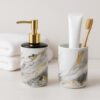 LAGET®-Luxury-Plastic-Bathroom-Set-–-Soap-Dispenser-Toothbrush-Tumbler-Premium-Lotion-Pump-Bottle-Holder-Rust-Proof-Leak-Proof-Durable-Countertop-Bathroom-Accessories-2-Piece-Set-White.jpg LAGET® Luxury Plastic Bathroom Set – Soap Dispenser & Toothbrush Tumbler | Premium Lotion Pump Bottle Holder | Rust-Proof, Leak-Proof, Durable |Countertop Bathroom Accessories (2-Piece Set) (White)
