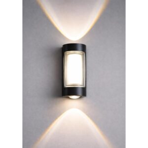 LED 2 Way Outdoor Wall Light| 4 Watt| Waterproof Gate Light| WarmWhite|Metal Body|Up Down Wall Light | Outdoor Lights for Balcony,Garden |Pack of 1|Two Direction Light|Two Side Wall lamp