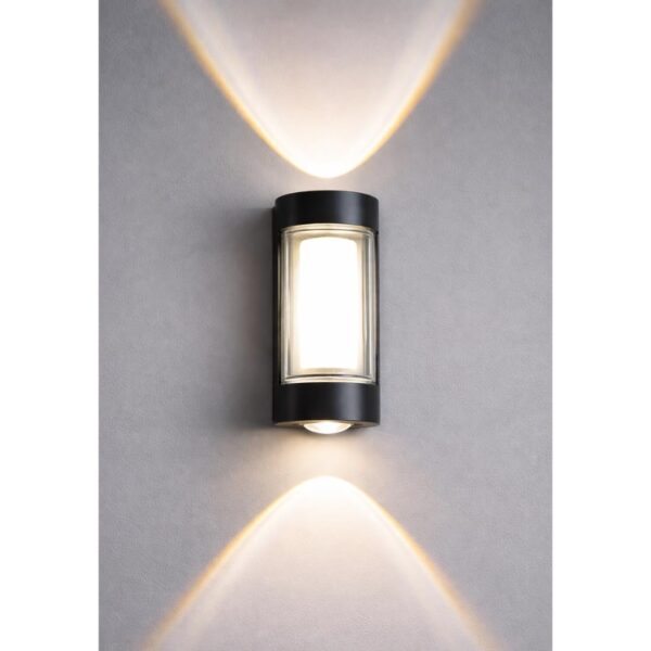 LED 2 Way Outdoor Wall Light| 4 Watt| Waterproof Gate Light| WarmWhite|Metal Body|Up Down Wall Light | Outdoor Lights for Balcony,Garden |Pack of 1|Two Direction Light|Two Side Wall lamp