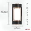 LED 2 Way Outdoor Wall Light| 4 Watt| Waterproof Gate Light| WarmWhite|Metal Body|Up Down Wall Light | Outdoor Lights for Balcony,Garden |Pack of 1|Two Direction Light|Two Side Wall lamp