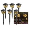LED Solar Lights Outdoor Waterproof, Garden Pathway Landscape Decor Auto On Off Solar Powered Lights for Patio Driveway Walkway Lawn Yard