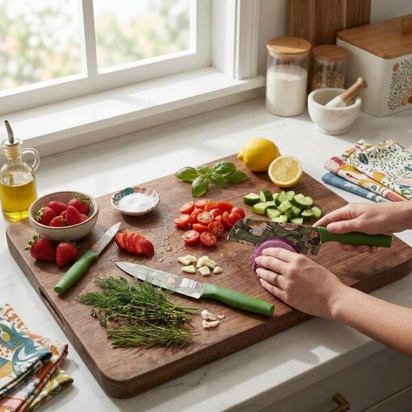 LESLEE-Kitchen-Knife-Set-3-Piece-High-Carbon-Stainless-Steel-Chef-Utility-Santoku-Knives-with-Ergonomic-Green.jpg LESLEE Kitchen Knife Set, 3-Piece, High Carbon Stainless Steel, Chef Utility Santoku Knives with Ergonomic (Green)