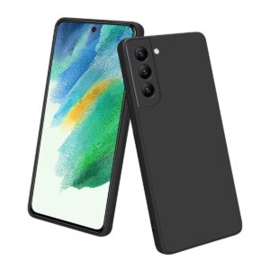 LIRAMARK Silicone Soft Back Cover Case for Samsung Galaxy S21 LIRAMARK Silicone Soft Back Cover Case for Samsung Galaxy S21 FE 5G (Silicone Black)