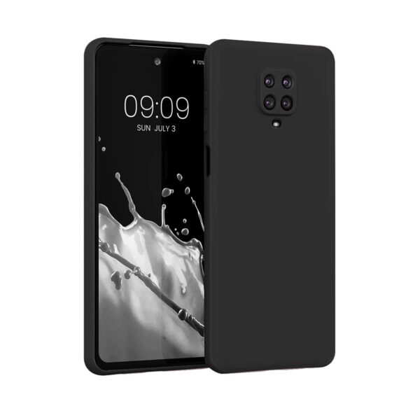 LIRAMARK Silicone Soft Back Cover Case for Xiaomi Redmi Note LIRAMARK Silicone Soft Back Cover Case for Xiaomi Redmi Note 10 Lite/Redmi Note 9 Pro/Redmi Note 9 Pro Max/Poco M2 Pro (Black)