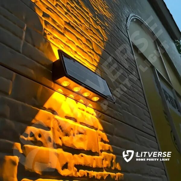 LITVERSE-Solar-Powered-Outdoor-Wall-Light-with-Waterproof-Use-at-Garden-Yard-Landscape-LightingHome-Decor-Courtyard-and-Balcony-Decoration-Auto-on-Off-8-LEDs-ABSWarm-Light.jpg LITVERSE Solar Powered Outdoor Wall Light with Waterproof Use at Garden Yard Landscape Lighting,Home Decor, Courtyard and Balcony Decoration, Auto on Off 8 LEDs (ABS,Warm Light)