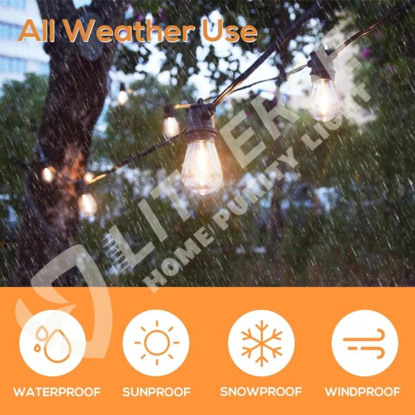 LITVERSE-Solar-String-Lights-E27-10-LED-19FT-with-8-Lighting-Mode-Solar-and-USB-Powered-with-Display-Panel-Decorative-DiwaliFestivalOutside-Garden-Yard-Balcony-Warm-White.jpg LITVERSE Solar String Lights E27 |10 LED | 19FT with 8 Lighting Mode, Solar and USB Powered with Display Panel Decorative, Diwali,Festival,Outside Garden Yard Balcony (Warm White)