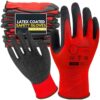 Latex Coated Safety Gloves for Men Industrial Gloves Hand Gloves for Men Gardening Gloves Working Gloves for Men Rubber Gloves for Gardening Work Anti Cut Resistant Gloves