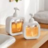 Leawall 300ml handwash dispenser bottle - Liquid Soap, Dish Soap, and Shampoo Dispenser for Kitchen Sink, Bathroom- Refillable soap dispenser for wash basin, Kitchen accessories items for home(3 Pcs)