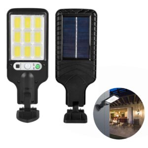 Led All in One Solar Street Lights Outdoor Waterproof with Automatic Motion Sensor Wall lamp for Garden, Home, and Pathway (ABS, Cool White, Pack of 1)