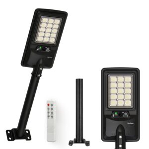 Lifelong 140 W Solar Light for Outdoor Garden | 10000 Lifelong 140 W Solar Light for Outdoor Garden | 10000 mAh Waterproof Wall Light with Remote| Street Light with 2000 Lumens | Motion Sensor | Energy Saving for Home| Ideal for Gate, Yard & Pillar etc