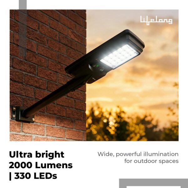Lifelong-140-W-Solar-Light-for-Outdoor-Garden-10000-mAh-Waterproof-Wall-Light-with-Remote-Street-Light-with-2000-Lumens-Motion-Sensor-Energy-Saving-for-Home-Ideal-for-Gate-Yard-Pillar-etc.jpg Lifelong 140 W Solar Light for Outdoor Garden | 10000 mAh Waterproof Wall Light with Remote| Street Light with 2000 Lumens | Motion Sensor | Energy Saving for Home| Ideal for Gate, Yard & Pillar etc