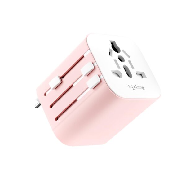 Lifelong Electronics 10A Universal Travel Adapter All in One | Lifelong Electronics 10A Universal Travel Adapter All in One | 2500W Heavy Duty Power | 180+ Countries - Europe/US/UK/AU/Asia etc. | 9-Hole International Worldwide Socket Accessories (Latest Launch)