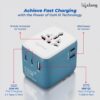 Lifelong-Electronics-2500W-Universal-Travel-Adapter-All-in-One-2-Type-C-25W-PD-1-USB-A-18W-QC-3.0-Dual-Fuse-Protection-180-Countries-EuropeUSAsia-etc-International-Socket-Accessories.jpg Lifelong Electronics 2500W Universal Travel Adapter All in One | 2 Type-C 25W PD & 1 USB-A 18W QC 3.0 | Dual Fuse Protection | 180+ Countries - Europe/US/Asia etc | International Socket Accessories