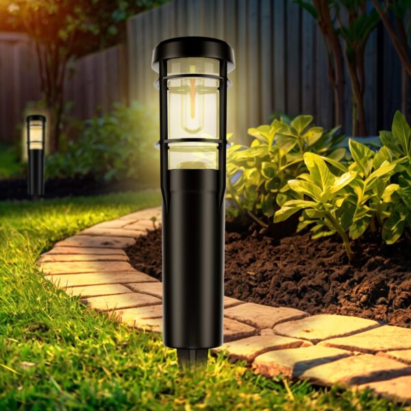 Lifelong Solar Outdoor Garden Light for Home Decor- Solar Panel with LED Light & Upto 10hrs use - Waterproof Wall Lamp - Light Sensor - Light for Garden Pathway Staircase Lawns