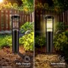 Lifelong Solar Outdoor Garden Light for Home Decor- Solar Panel with LED Light & Upto 10hrs use - Waterproof Wall Lamp - Light Sensor - Light for Garden Pathway Staircase Lawns