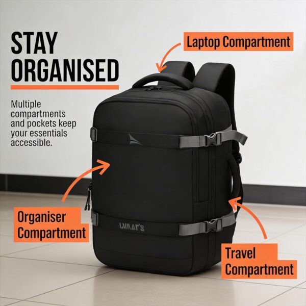 Lunars-45L-Laptop-Backpack-with-Anti-Theft-Pocket-Foam-Padded-Weekender-Travel-Laptop-Backpack-Laptop-Bag-16-Inch-Travel-Weekender-College-School-bag-for-boys-Office-bag-for-man.jpg Lunar's 45L Laptop Backpack with Anti-Theft Pocket | Foam Padded Weekender Travel Laptop Backpack | Laptop Bag 16 Inch | Travel Weekender College School bag for boys | Office bag for man