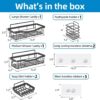 Luxury-Bathroom-Shelf-Organizer-5-Pack-Set-Rustproof-Stainless-Steel-Shower-Caddy-No-Drilling-Adhesive-Wall-Mounted-Storage-Rack-for-Kitchen-Bathroom-Multi-Purpose-Shampoo-Soap-Holder.jpg Luxury Bathroom Shelf Organizer - 5 Pack Set Rustproof Stainless Steel Shower Caddy, No-Drilling Adhesive Wall Mounted Storage Rack for Kitchen & Bathroom, Multi-Purpose Shampoo & Soap Holder