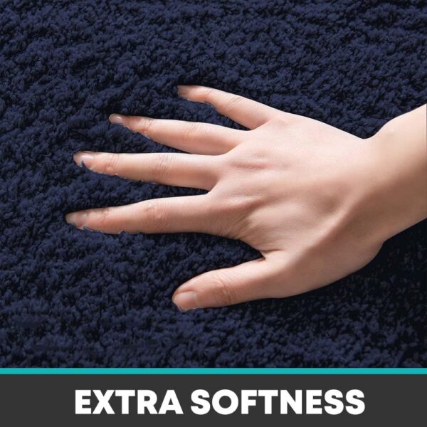 MAXOSHINE Microfiber Bathroom Mat Anti Skid-Highly Absorbent Super Soft Door Mats for Home Kitchen Living Room-2000 GSM Floor Mat