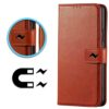 METOO Leather FLIP Cover for Vivo 1820 FLIP Cover :: FLIP Cover Vivo 1820 1908 flip Cover (Brown)