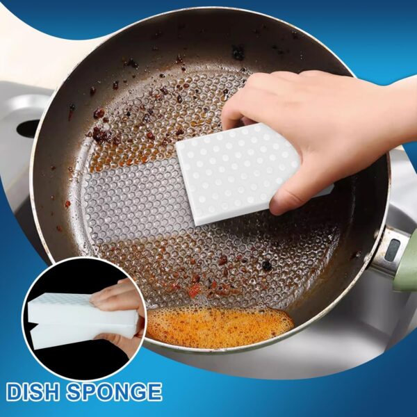 Magic Eraser Sponges for Cleaning Kitchen - Wall Cleaning Sponge - Wipes Cleaner Non-Scratch Scrub Sponge Kitchen,Bathroom,Wall, Furniture and Washing Products (Pack of 8)