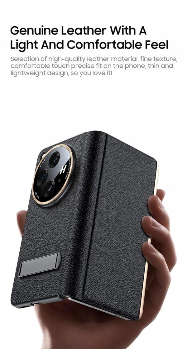Midkart-Magnetic-Leather-Flip-Cover-with-Hinge-Protection-Compatible-with-OnePlus-Open-Release-2023-Hard-PC-Built-in-Kickstand-Camera-Protection-Case-Black.jpg Midkart Magnetic Leather Flip Cover with Hinge Protection Compatible with OnePlus Open (Release 2023) Hard PC Built-in Kickstand Camera Protection Case, Black