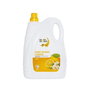 Moon & Mount Lemon Dishwash Liquid 5L Can - Concentrated Moon & Mount Lemon Dishwash Liquid 5L Can - Concentrated Grease Cleaner for Hard Water, Hand-Friendly, Kitchen Utensil Refill Pack