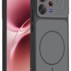 Mr. Case Back Cover for Vivo V70 Elite 5G | Mr. Case Back Cover for Vivo V70 Elite 5G | Ring Design Protective Case with Camera Cut Protection | Anti Slip Grip | Shockproof Mobile Cover - Black