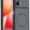 Mr. Case Back Cover for Vivo Y51 Pro 5G | Mr. Case Back Cover for Vivo Y51 Pro 5G | Ring Design Protective Case with Camera Cut Protection | Anti Slip Grip | Shockproof Mobile Cover - Black