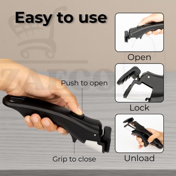 Multipurpose Universal Pot Handle - Detachable Holder for Cookware, Hot Utensil Vessel Pan Holder Kitchen All Cookware Replacement Use.