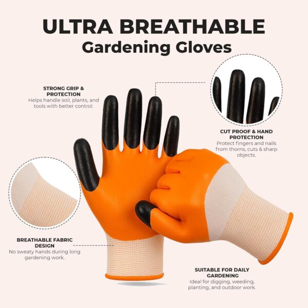 NATURAL-EARTH®-Garden-Gloves-for-Gardening-Work-with-FREE-1-Kg-Organic-Vermicompost-Durable-Reusable-Gloves-for-Home-Outdoor-Use-Ideal-for-Plant-Care-Digging-Weeding.jpg NATURAL EARTH® Garden Gloves for Gardening Work with FREE 1 Kg Organic Vermicompost | Durable Reusable Gloves for Home & Outdoor Use | Ideal for Plant Care, Digging & Weeding