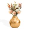 Nostrae-by-Ekhasa-Unbreakable-Metallic-Gold-Flower-Vase-for-Home-Decor-Aesthetic-Flower-Vase-Gift-for-Weddings-Housewarmings-Parties-Decorative-Metal-Vase-for-Living-Room-Dining-Table-Office.jpg Nostrae by Ekhasa Unbreakable Metallic Gold Flower Vase for Home Decor | Aesthetic Flower Vase Gift for Weddings, Housewarmings, Parties | Decorative Metal Vase for Living Room, Dining Table, Office