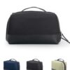 OBLIQUE Siri Tech Pouch Accessories Organizer | Water Resistant Tech Organizer Bag for SD Cards, Hard Drives, Earphones, & Adapters | Premium Faux Leather, Comfortable Hand Carry Strap, Unisex