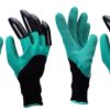 Oblivion Plastic Gardening Gloves With ABS Claws for Digging | Oblivion Plastic Gardening Gloves With ABS Claws for Digging | Right Hand Fingertips | Garden Farming Work (2 Pair), Green