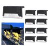 Oblivion Solar Deck Lights Outdoor 4 Pcs – Waterproof LED Oblivion Solar Deck Lights Outdoor 4 Pcs – Waterproof LED Step Lights for Driveway, Fence, Garden Pathway, Warm White Solar-Powered Stair Lights, Energy-Saving Decorative Dusk to Dawn Landscape Lamps