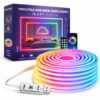 One94Store 5 Meter Smart RGB Neon LED Strip Lights with One94Store 5 Meter Smart RGB Neon LED Strip Lights with App & Remote | Music Sync Rope Light for Room, Gaming, Party, Diwali & Home Decoration