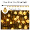 One94Store Crystal Ball String Lights – 14 LED, 3 Meter One94Store Crystal Ball String Lights – 14 LED, 3 Meter Warm White – Decorative Waterproof Fairy Lights for Indoor/Outdoor, Garden, Diwali, Christmas, Wedding, Party & Festival Decoration Pack of 1