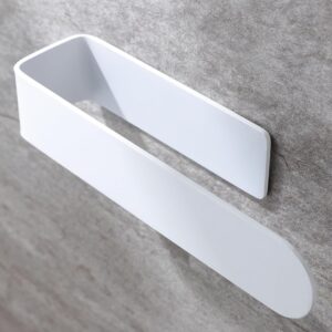 OrganizeMee (Self Adhesive) Napkin & Towel Holder for Hand Basin OrganizeMee (Self Adhesive) Napkin & Towel Holder for Hand Basin Towels, Washbasin Bathroom Hanger, Kitchen Sink Napkin Holder Accessories Rack Stand Without Drilling Cloth Hangers (White)