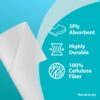 Origami 2 Ply 6 in 1 Kitchen Tissue Paper Roll | Tough, Super Absorbent & Food Safe Tissues for Spotless Cleaning | Ideal for Multi Purpose Use (60 Pulls Per Roll, 360 Sheets)