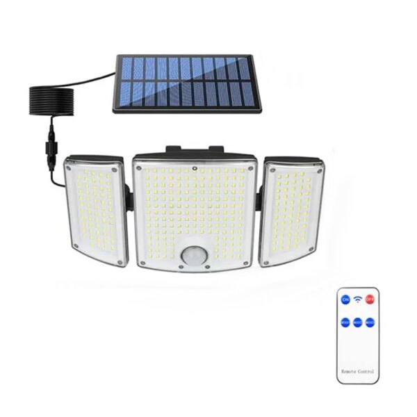 Ostin Solar Security Lights 180° Wide Angle Solar Motion Sensor Ostin Solar Security Lights 180° Wide Angle Solar Motion Sensor Light 3 Head Adjustable Solar Wall Lights for Garage, Garden, Yard, Porch, Patio Light