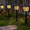 Outdoor Light | Combo Pack of 8 | Solar Powered LED | Soft Ambient Light | Pathway | Outdoor | Garden | Battery Powered | Decoration | Walkways | Driveways | Landscaping.